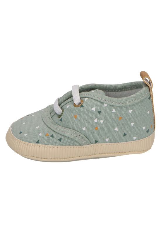 Sterntaler Babyschuh mit elastischen Schnürsenkeln in steingrün Osterangebot