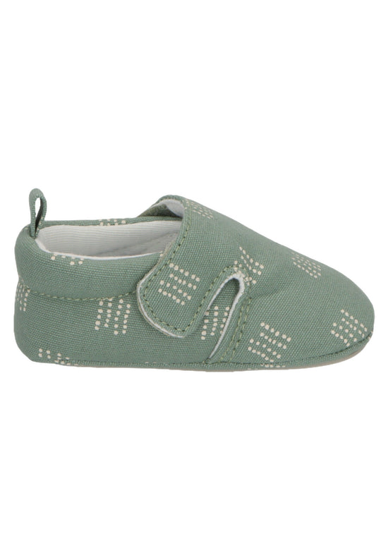 Sterntaler Krabbelschuh bedruckt mit grafischem Punktemuster Muttertagsangebot