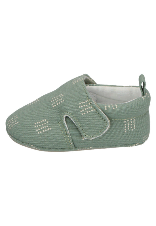 Sterntaler Krabbelschuh bedruckt mit grafischem Punktemuster Muttertagsangebot