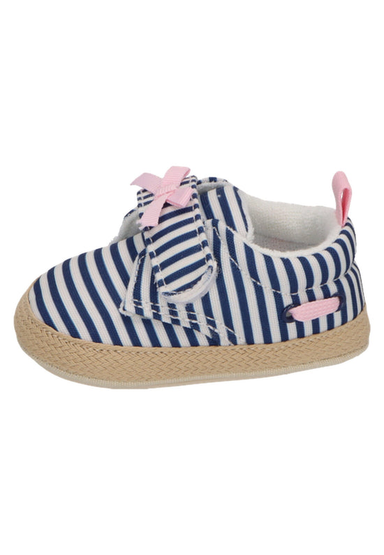 Sterntaler Babyschuh mit Streifen in blau Jubiläumsangebot