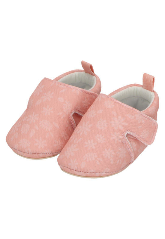 Sterntaler Krabbelschuh bedruckt mit Gänseblümchen in mattrosa Top Angebot