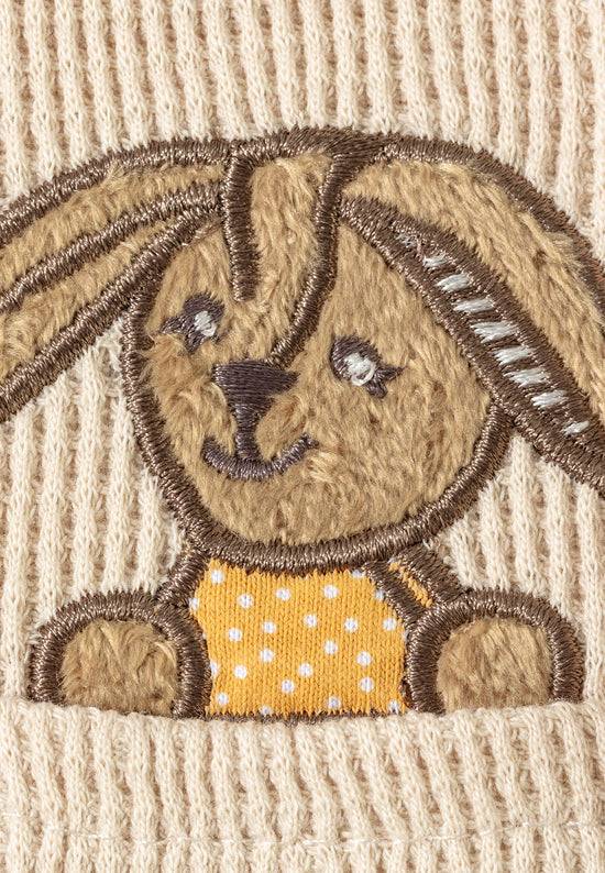 Sterntaler T-Shirt mit Applikation von Hase Happy in beige VIP-Rabatte