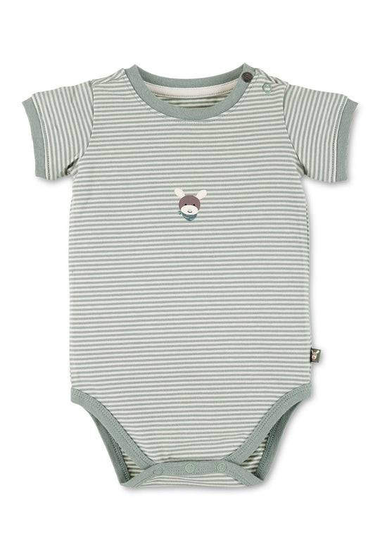 Sterntaler GOTS Body Esel Emmi, Kurzarm aus Jersey geringelt Super Sparpreis