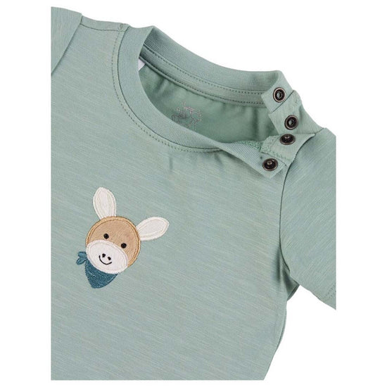 Sterntaler GOTS Kurzarm-Shirt mit Esel Emmi Applikation Neueste Stile