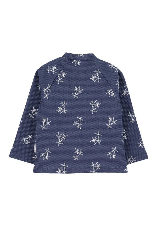Sterntaler Schwimmshirt bedruckt mit Palmen in blau Sonderangebot der Fabrik