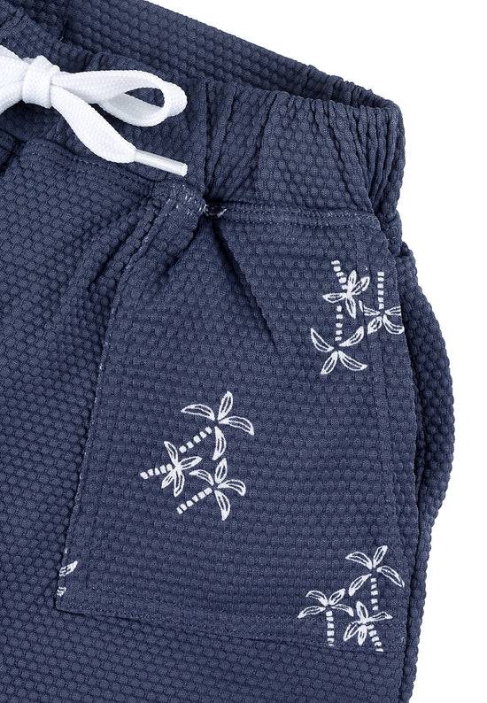 Sterntaler Kinder Badeshorts bedruckt mit Palmen in blau Begrenzt auf 3 Tage