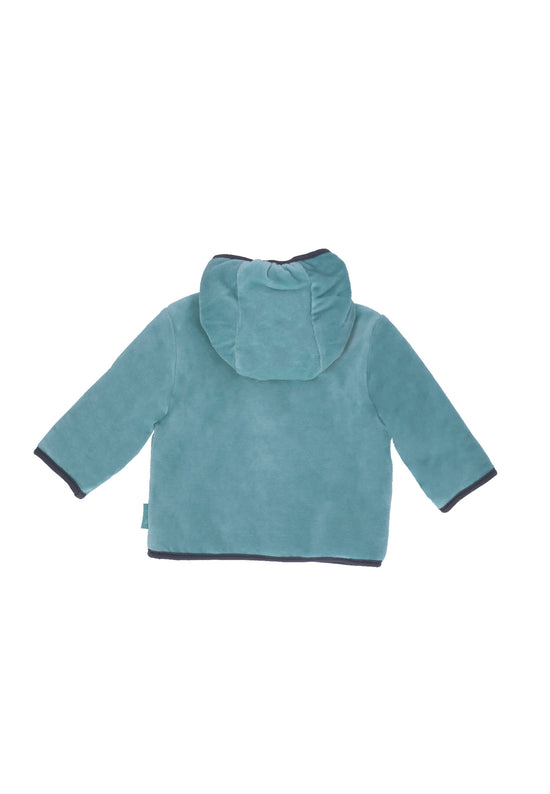 Sterntaler Kapuzen-Jacke aus Nicki, Motiv Eisbär Elia, Türkis Black Friday Preise