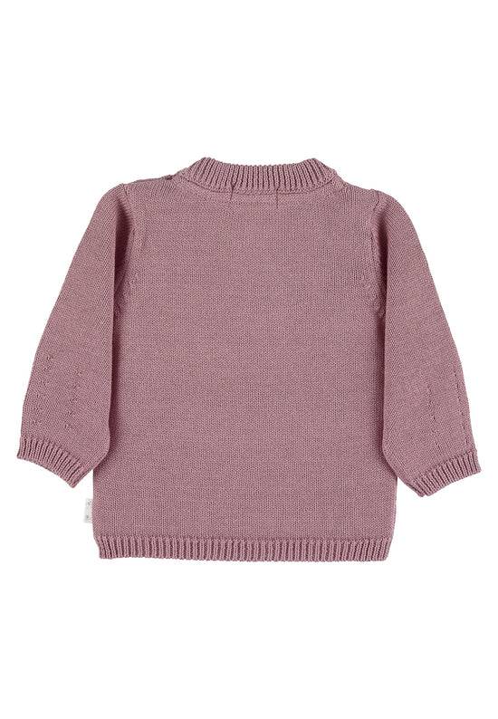 Sterntaler Strickpullover mit Motiv Eisbär Elia in rosa 2025