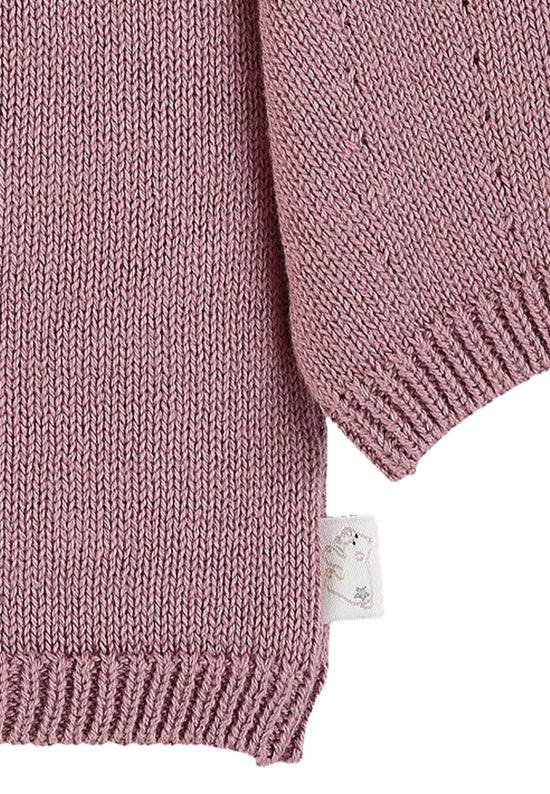 Sterntaler Strickpullover mit Motiv Eisbär Elia in rosa 2025