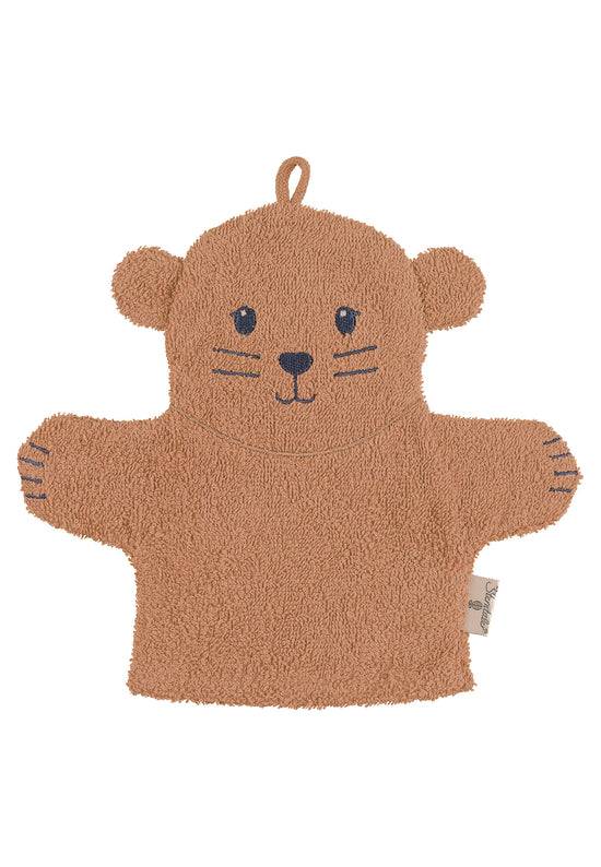 Sterntaler GOTS Waschhandschuh Otter Otti aus Frottee