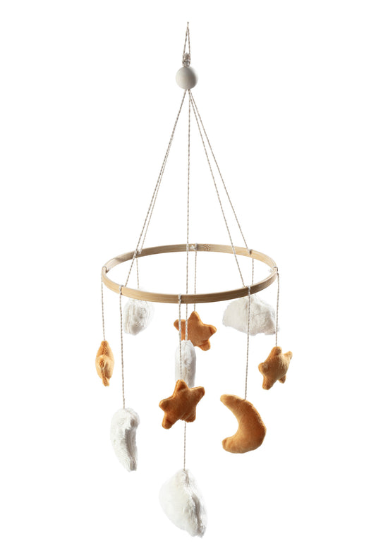 Sterntaler Mobile Himmelskörper mit Holzring und Kugel Online Outlet