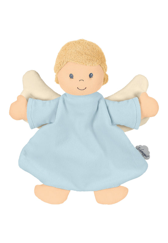 Sterntaler Schmusetuch Schutzengel in Bleu, 26 cm mit Rassel Kauf eins, bekomm eins gratis