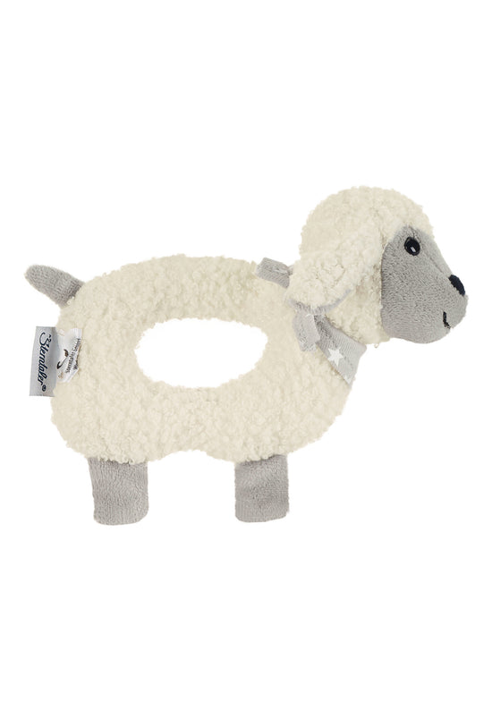 Sterntaler Greifling Schaf Stanley in Ecru mit Grau, 16 cm JETZT KAUFEN