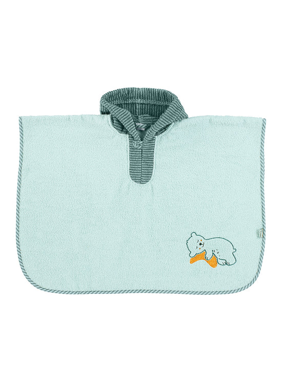 Sterntaler Poncho Bär Ben aus Frottee in Mittelgrün, 70x50cm Discount Store für neue Produkte