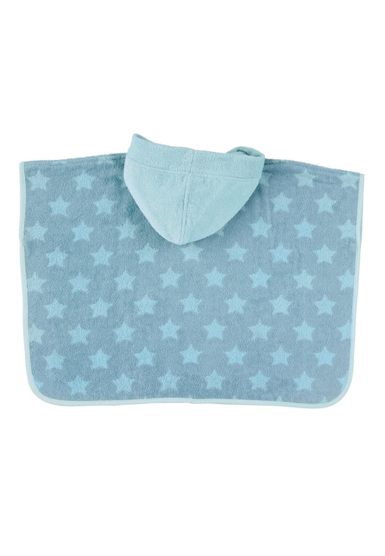 Sterntaler Poncho Esel Emmi aus Frottee in Hellblau, 70x50cm Nur noch ein Tag übrig