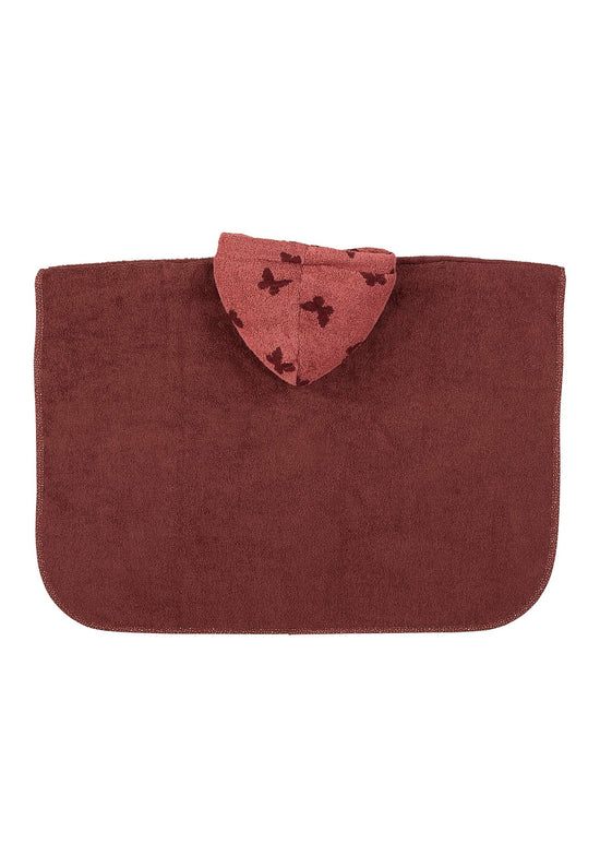 Sterntaler Poncho Esel Emmily mit Stickmotiv in Dunkelrot Super Rabatt