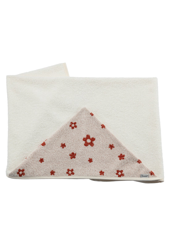 Sterntaler Kapuzenbadetuch Bauernhof mit Blumen, 100x70cm Black Friday Preise