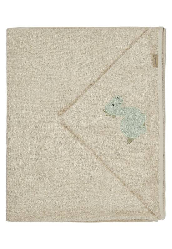 Sterntaler Kapuzenbadetuch Dino Rexi in beige, 100x70cm zollfrei