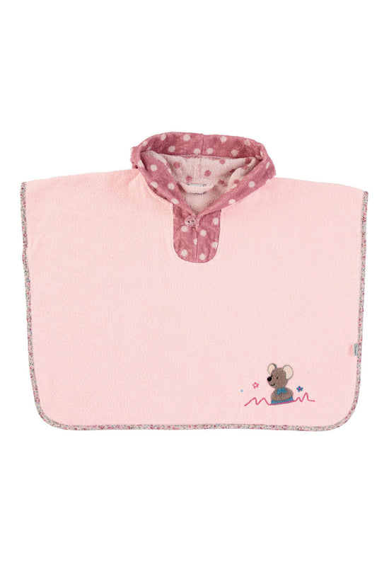 Sterntaler Poncho Maus Mabel aus Frottee in Zartrosa, 70x50cm Hotsell