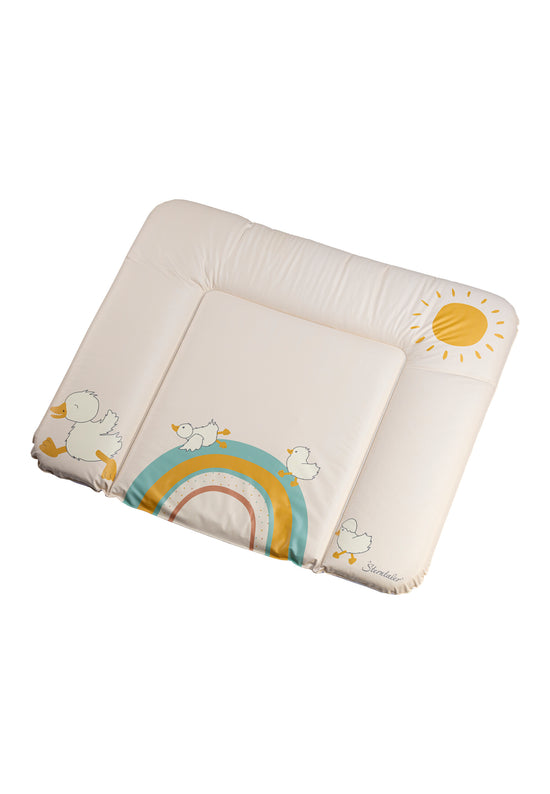 Sterntaler Wickelauflage mit Motiv Ente Edda in ecru im Angebot