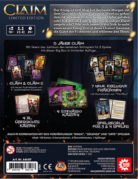 spieleoffensive Claim - Big Box (Limited Edition) Nur für heute
