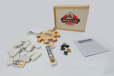 spieleoffensive Mexican Train in Holzbox 50% Rabatt mit kostenlosem Versand
