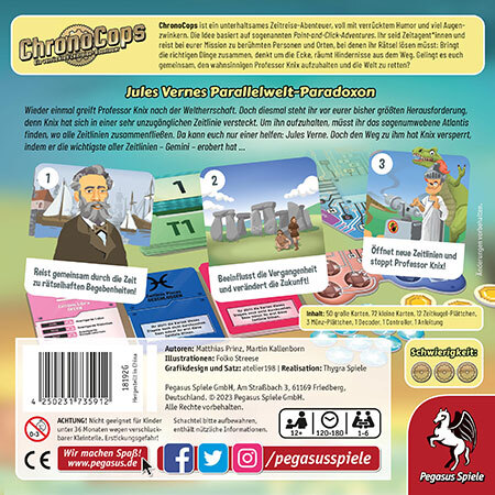 spieleoffensive ChronoCops  Jules Vernes Parallelwelt-Paradoxon Großer Ausverkauf