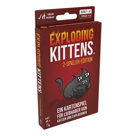 spieleoffensive Exploding Kittens: 2-Spieler-Edition Begrenztes Angebot