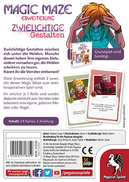spieleoffensive Magic Maze - Zwielichtige Gestalten Erweiterung Vatertagsangebot