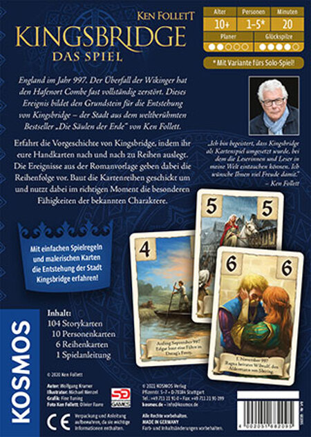 spieleoffensive Ken Follett - Kingsbridge: Das Spiel Auslauf