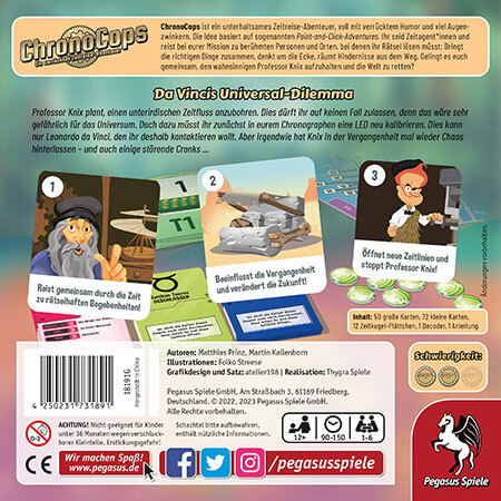 spieleoffensive ChronoCops  Da Vincis Universal-Dilemma Fabrik Onlineshop