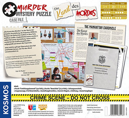 spieleoffensive Murder Mystery Case Files - Die Kunst des Mordes Sonderangebot