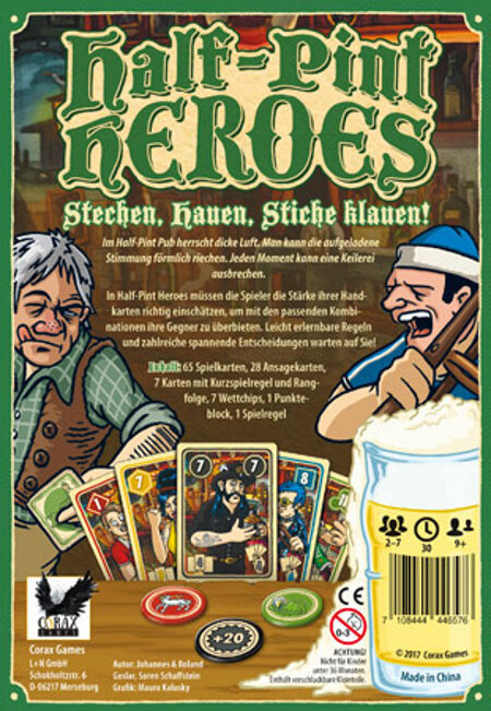 spieleoffensive Half-Pint Heroes: Das Glas ist Voll Bundle Lagerräumung