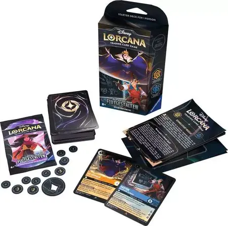 spieleoffensive Disney Lorcana: Set 2 - Aufstieg der Flutgestalten: Starter Deck Bernstein und Saphir Sonderangebot der Fabrik