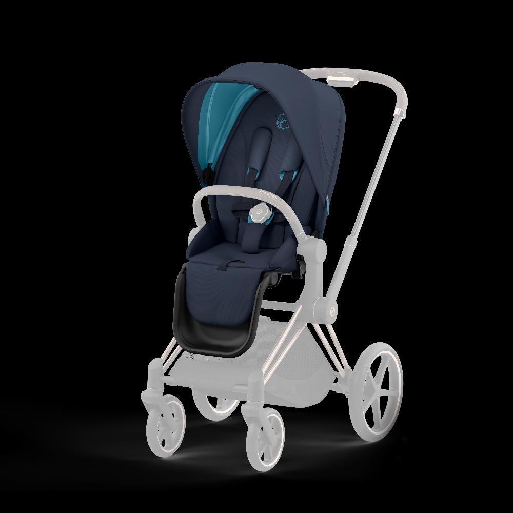 babymarkt Kombikinderwagen Priam Rosegold Dark Navy Conscious Collection Nur für heute