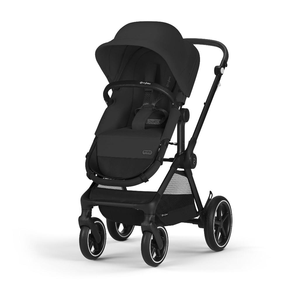 babymarkt 3 in 1 Reisesystem Kombikinderwagen Eos Lux inklusive Babyschale Aton B2 Black Moon Black Vierteljährliche Förderung