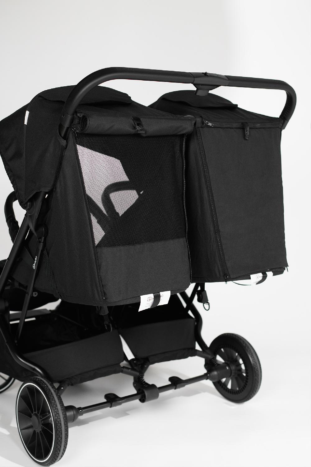 babymarkt Geschwisterbuggy GOTWICE black Super Rabatt