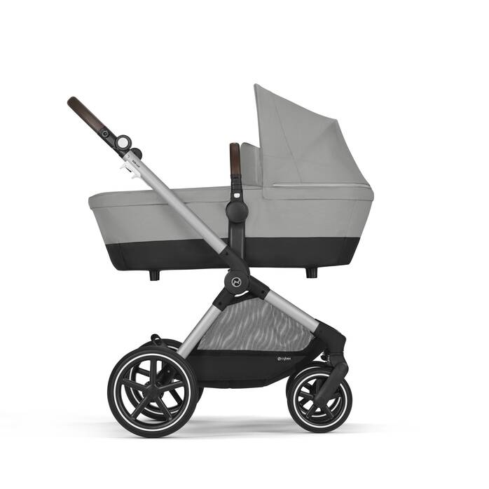 babymarkt 3 in 1 Reisesystem Kombikinderwagen Eos Lux inklusive Babyschale Aton B2 Stone Grey Kostenloser Versand international