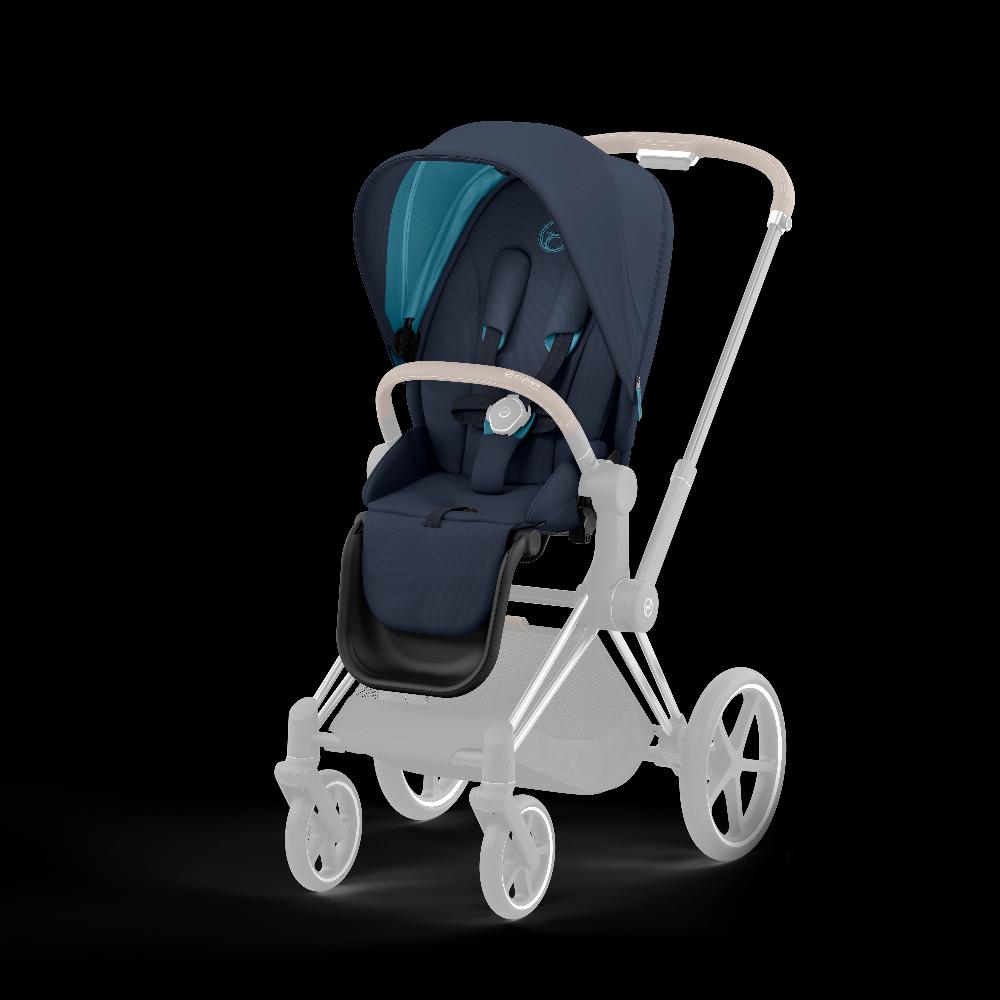 babymarkt Kombikinderwagen Priam Chrome Brown Dark Navy Conscious Collection Angebote