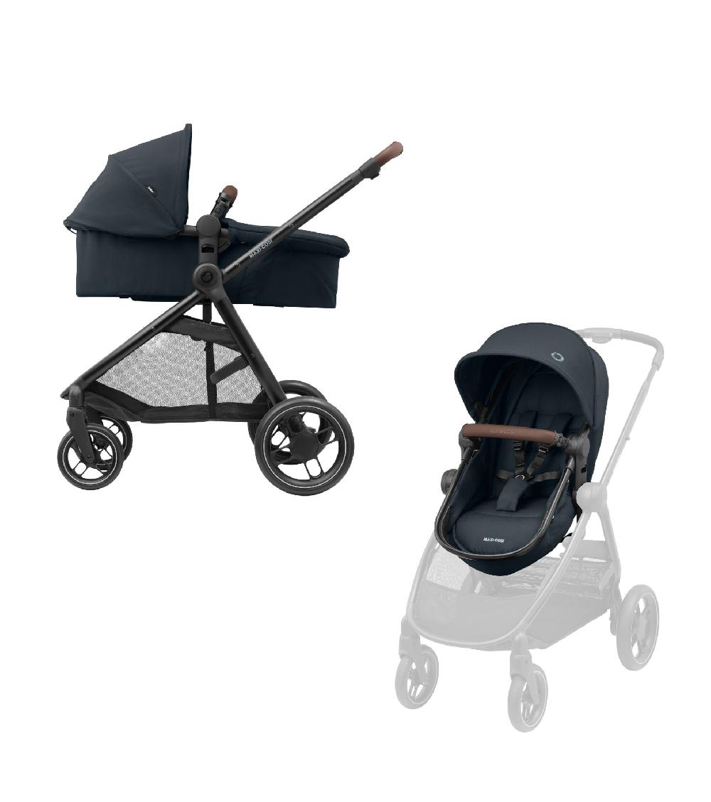 babymarkt Kombikinderwagen Zelia 3 und Babyschale Pebble S inklusive Basisstation FamilyFix S und Adapter Schlussverkauf