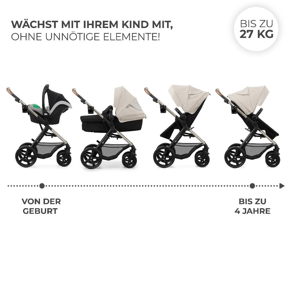 babymarkt Kombikinderwagen 3 in 1 MOOV 2 GREY Fabrikverkauf