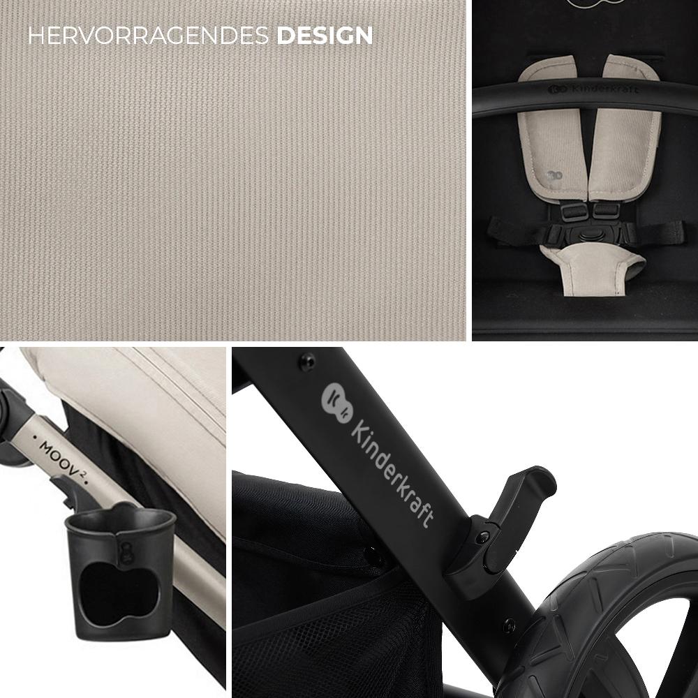 babymarkt Kombikinderwagen 3 in 1 MOOV 2 GREY Fabrikverkauf