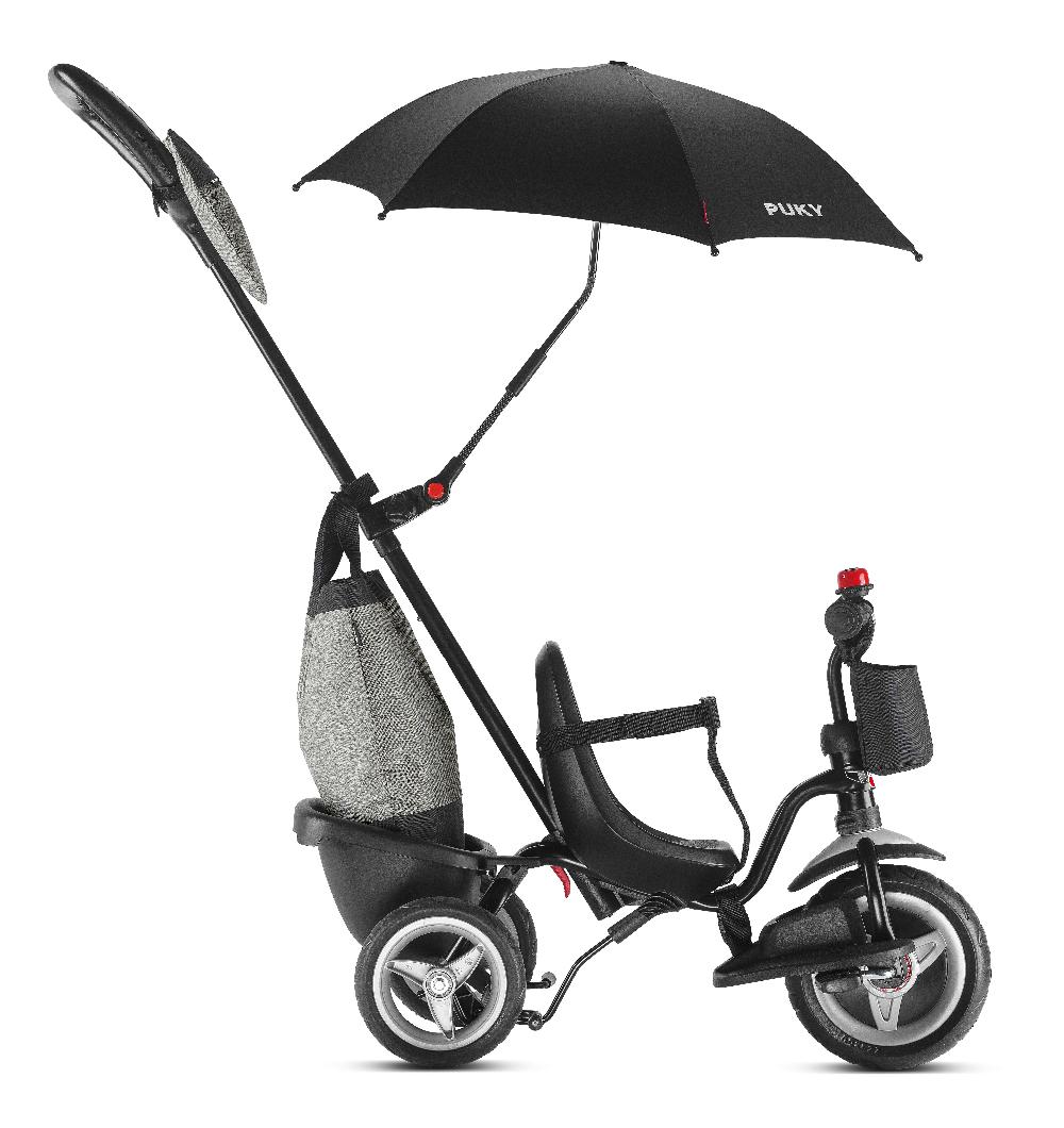babymarkt 4 in 1 Dreirad Ceety Comfort schwarz 2442 Sonderangebot