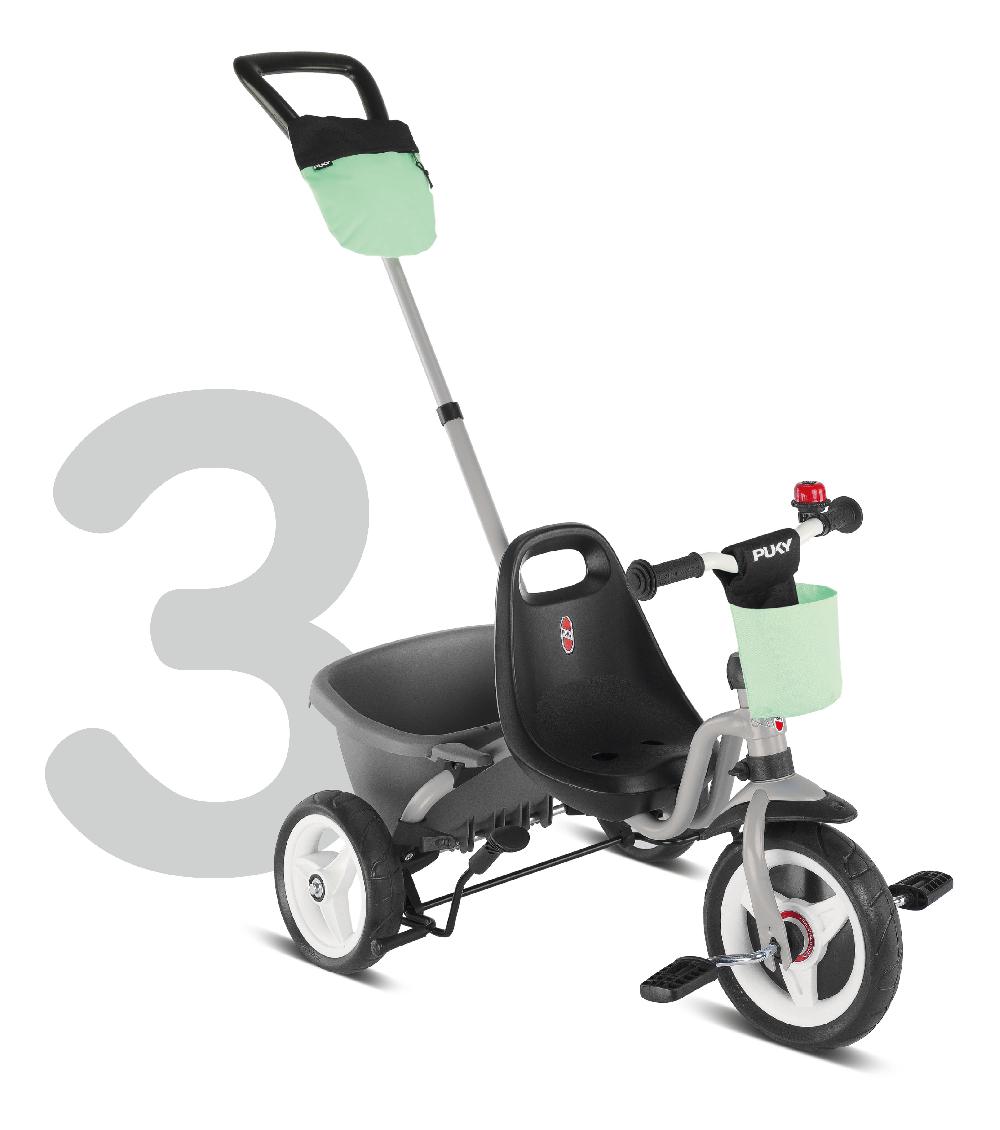babymarkt 4 in 1 Dreirad Ceety Comfort lichtgrau 2440 Großer Ausverkauf