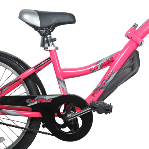 babymarkt Tandem Fahrradanhänger Copilot Pink Vatertagsangebot