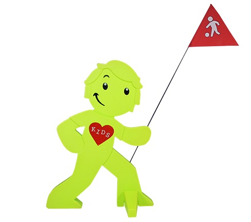 babymarkt Streetbuddy Warnfigur für mehr Kindersicherheit - grün Blitzangebot