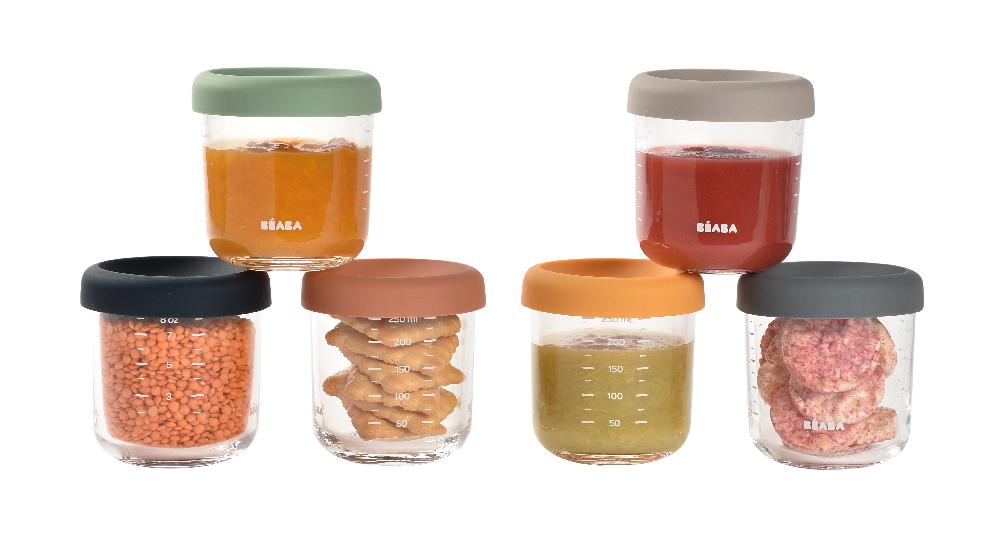 babymarkt Portionsbehälter 6er Set aus Glas sunrise Letzte 2 Tage