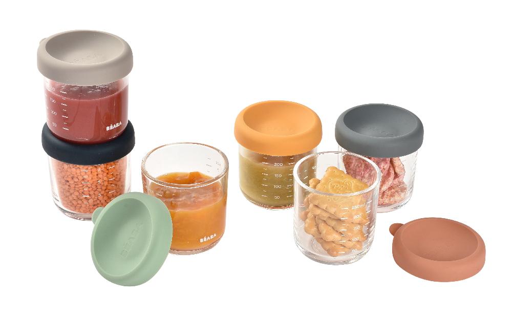 babymarkt Portionsbehälter 6er Set aus Glas sunrise Letzte 2 Tage