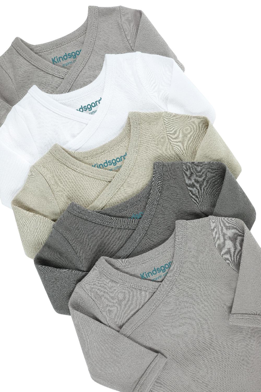 babymarkt Wickelbody trunder 5er-Pack langarm grau Angebote