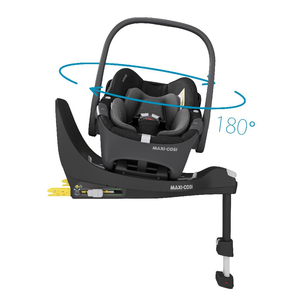 babymarkt Set Babyschale Pebble 360 Essential Black plus Basisstation FamilyFix 360 VIP-Rabatte